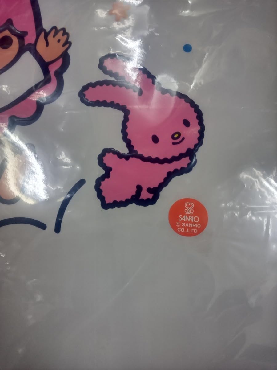 レア キキララ パフポフ 縁日 お祭り マスコット レトロ リトルツインスターズ キキララちゃんのラブブ風のぬいぐるみマスコット🎀 パフポフの方は